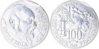 Frankreich 100 Francs Münze, Germinal, ESSAI, STGL, Silber -