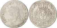 Frankreich Ecu Münze, Louis XV, Écu aux branches d'olivier, Rennes, S -