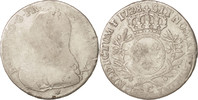 Frankreich 1/2 ECU, 44 Sols Münze, Louis XV, 1/2 Écu aux branches d'olivier -