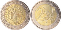 Frankreich 2 Euro Paris, BU, STGL, Bi-Metallic, Gadoury:8., KM:1289 -