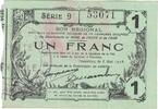 Frankreich 1 Franc Fourmies, SS+ -