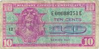 Vereinigte Staaten 10 Cents Geldschein, KM:M30a, S -