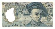 Frankreich 50 Francs Quentin de La Tour, O.19, UNZ, Fayette:F67.17 -