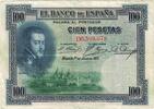 Spanien 100 Pesetas Geldschein, 1925-07-01, KM:69a, SS -