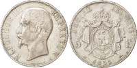 Frankreich 5 Francs Münze, Napoleon III, Napoléon III, Paris, S -