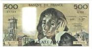 Frankreich 500 Francs Pascal, Q.122 27763, UNZ, Fayette:71.22, KM:156e -