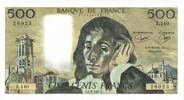 Frankreich 500 Francs Pascal, Z.140 26023, UNZ-, Fayette:71.24, KM:156e -