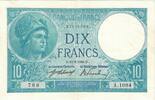 Frankreich 10 Francs 768 A.1084, VZ, Fayette:06.01 -