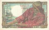 Frankreich 20 Francs Z.207, UNZ, Fayette:13.15, KM:100c -