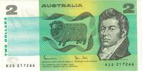 Australien 2 Dollars Geldschein, 1983, KM:43d, VZ -