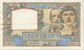 Frankreich 20 Francs Science et Travail, H.4373, VZ, Fayette:12.15 -