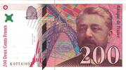 Frankreich 200 Francs Eiffel, K077410578, VZ, Fayette:75.5, KM:159c -