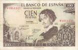 Spanien 100 Pesetas Geldschein, 1965-11-19, KM:150, SS -