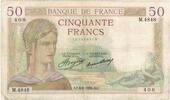 Frankreich 50 Francs Cérès, M.4848, S, Fayette:17.29, KM:81 -