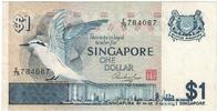 Singapur 1 Dollar Geldschein, Undated (1976), KM:9, SS -