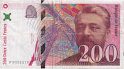 Frankreich 200 Francs Eiffel, SS, Fayette:75.04b, KM:159b -