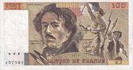 Frankreich 100 Francs Delacroix, K.3, S, Fayette:69.01b, KM:154a -
