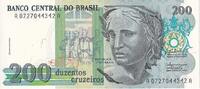 Brasilien 200 Cruzeiros Geldschein, UNdated (1990), KM:229, UNZ -