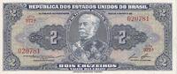 Brasilien 2 Cruzeiros Geldschein, KM:151b, UNZ -