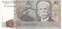 Brasilien 10 Cruzados Geldschein, KM:209b, UNZ -