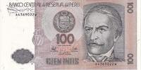 Peru 100 Intis 1987-06-26, KM:133, UNZ -