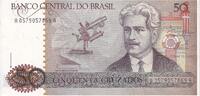 Brasilien 50 Cruzados Geldschein, KM:210a, UNZ -