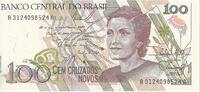 Brasilien 100 Cruzados Novos Geldschein, Undated (1989), KM:220a, UNZ -