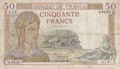 Frankreich 50 Francs Cérès, O.6935, S, Fayette:18.03, KM:85a -