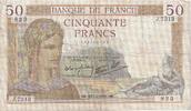 Frankreich 50 Francs Cérès, J.7313, S+, Fayette:18.6, KM:81 -