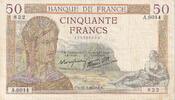 Frankreich 50 Francs Cérès, A.8014, SS, Fayette:18.11, KM:85b -