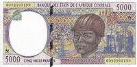 Zentralafrikanische Staaten 5000 Francs KM:609C, UNZ -
