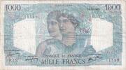 Frankreich 1000 Francs Minerve et Hercule, H.157, S, Fayette:41.9, KM:130a -