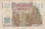 Frankreich 50 Francs Le Verrier, 1949-05-19, L.137, S -