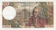 Frankreich 10 Francs Voltaire, S.558, VZ, Fayette:62.42, KM:147c -