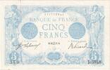 Frankreich 5 Francs Bleu, 1915-07-22, D.6848, SS -