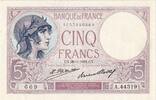 Frankreich 5 Francs Violet, 1931-03-26, A.44319, VZ -