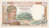 Frankreich 50 Francs 1934-11-15, T.43, VZ -