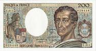 Frankreich 200 Francs Montesquieu, Undated (1982), U.011, UNZ -
