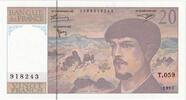 Frankreich 20 Francs Debussy, 1997, T.059, UNZ -