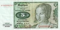 Bundesrepublik Deutschland 5 Deutsche Mark 1960-01-02, SS -
