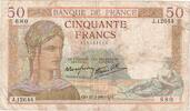Frankreich 50 Francs Cérès, 1940-02-22, J.12644, S -