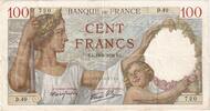 Frankreich 100 Francs Sully, 1939-05-19, D.49, SS -