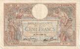 Frankreich 100 Francs Luc Olivier Merson, 1939-03-30, H.65250, SS -