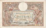 Frankreich 100 Francs Luc Olivier Merson, 1938-06-09, Z.59697, S -