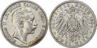 Deutsch Staaten 2 Mark PRUSSIA, Wilhelm II, Berlin, Silber, SS, KM:522 -