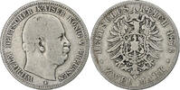 Deutsch Staaten 2 Mark PRUSSIA, Wilhelm I, Berlin, Silber, S, KM:506 -