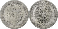 Deutsch Staaten 2 Mark PRUSSIA, Wilhelm I, Breslau, Silber, S+, KM:506 -