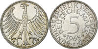 Bundesrepublik Deutschland 5 Mark Hambourg, Silber, VZ, KM:112.1 -