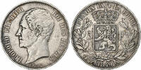 Belgien 5 Francs, 5 Frank Leopold I, Silber, SS, KM:17 -