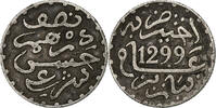 Marokko 1/2 Dirham Moulay al-Hasan I, Paris, Silber, SS, KM:4 -